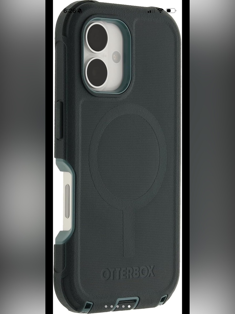 OtterBox Black Rugged MagSafe-Compatible Phone Case - Picture 4 of 6